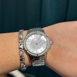GUESS Black and Silver Women’s Watch